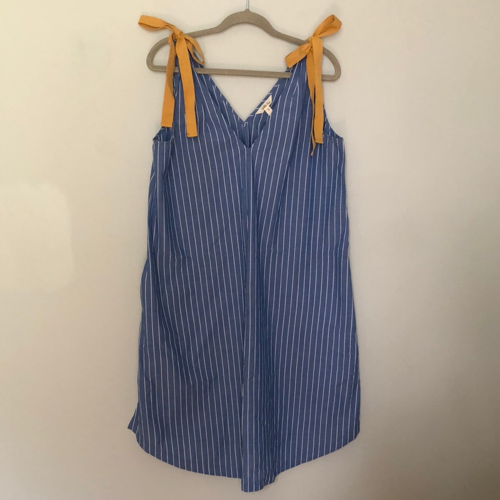 Matilda Jane blue and white striped cover-up